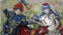 画像1: ファイアーエムブレム0 プレイマット(ロイ&リリーナVer)
