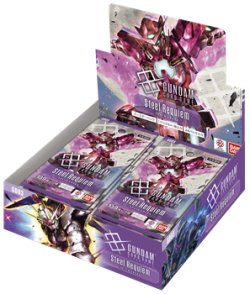 画像1: （本商品をご注文の際は入金期限にご注意ください）(予約)【ガンダムカードゲーム】ブースターパック Steel Requiem  [GD03] ブースターBOX