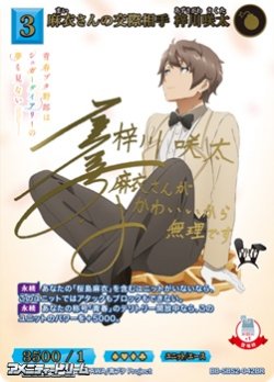 画像1: 【BR】麻衣さんの交際相手 梓川咲太