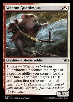 画像1: 【英語】古参の護衛鼠/Veteran Guardmouse