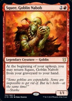 画像1: 【英語】ゴブリンの太守スクイー/Squee, Goblin Nabob