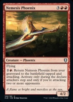 画像1: 【英語】天罰のフェニックス/Nemesis Phoenix