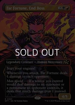 画像1: ☆特殊枠【英語Foil】エンドの首領、ファー・フォーチュン/Far Fortune, End Boss