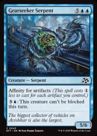 【英語】歯車襲いの海蛇/Gearseeker Serpent