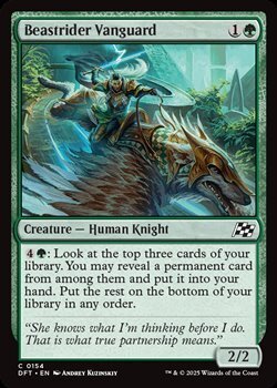 画像1: 【英語】獣乗りの先兵/Beastrider Vanguard