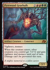 【英語】葬薪の機械巨人/Pyrewood Gearhulk