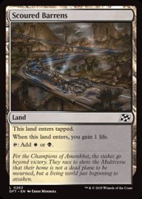 【英語Foil】磨かれたやせ地/Scoured Barrens