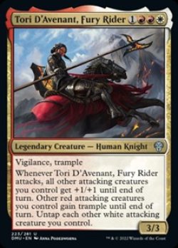 画像1: 【英語Foil】憤怒の乗り手、アヴナントのトーリ/Tori D'Avenant, Fury Rider