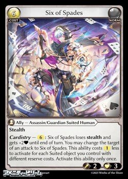 画像1: 【EN】Six of Spades