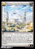【EN】Shilowen, Peaceful Beginnings