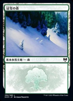 画像1: 【日本語】冠雪の森/Snow-Covered Forest(No.284)