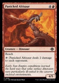 【英語】動揺するアルティサウルス/Panicked Altisaur