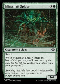 画像1: 【英語Foil】竪坑の蜘蛛/Mineshaft Spider