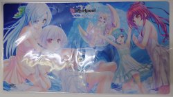 画像1: 【Lyceeサプライ】 特製ラバーマット  Whirlpool 20th Anniversary & Finale! (毛玉のポコ＆モコ)