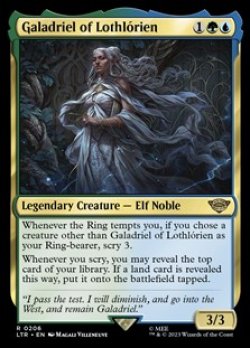 画像1: 【英語Foil】ロスロリアンのガラドリエル/Galadriel of Lothlorien