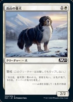 画像1: 【日本語】高山の番犬/Alpine Watchdog