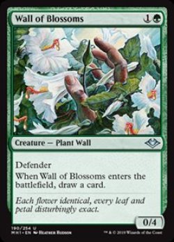 画像1: 【英語】花の壁/Wall of Blossoms