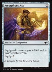 【英語】不定形の斧/Amorphous Axe