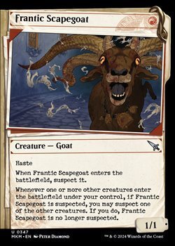 画像1: ☆特殊枠【英語】狂乱逃走する山羊/Frantic Scapegoat