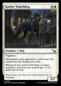 【英語Foil】カルロフの番犬/Karlov Watchdog