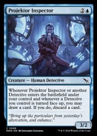 【英語】投光器の捜査員/Projektor Inspector