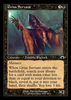 画像1: ☆特殊枠【英語】不気味な奉仕者/Grim Servant