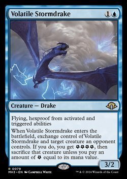 画像1: 【英語】荒れ模様のストームドレイク/Volatile Stormdrake