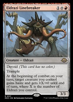 画像1: 【英語】エルドラージの戦線破り/Eldrazi Linebreaker