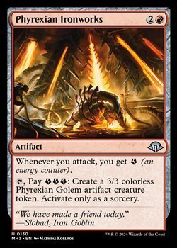 画像1: 【英語】ファイレクシアの鉄工所/Phyrexian Ironworks
