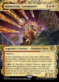 ☆特殊枠【英語】伝承師、クイントリウス/Quintorius, Loremaster
