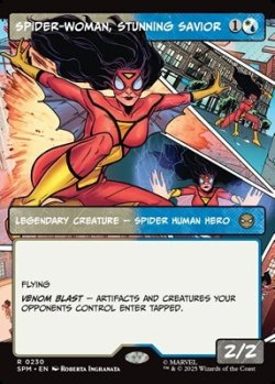 画像1: ☆特殊枠【英語】驚嘆の救い手、スパイダーウーマン/Spider-Woman, Stunning Savior