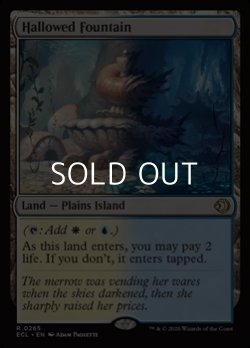 画像1: 【英語Foil】神聖なる泉/Hallowed Fountain