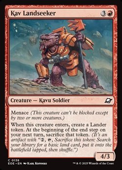 画像1: 【英語Foil】カヴの新天地探し/Kav Landseeker