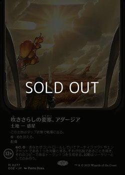 画像1: ☆特殊枠【日本語Foil】吹きさらしの要塞、アダージア/Adagia, Windswept Bastion
