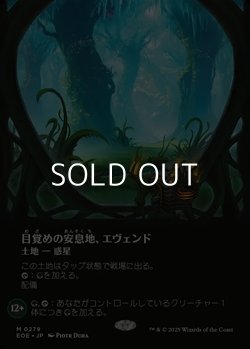 画像1: ☆特殊枠【日本語Foil】目覚めの安息地、エヴェンド/Evendo, Waking Haven