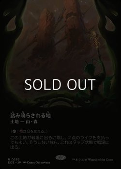 画像1: ☆特殊枠【日本語Foil】踏み鳴らされる地/Stomping Ground