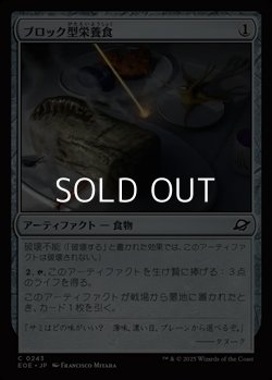 画像1: 【日本語Foil】ブロック型栄養食/Nutrient Block