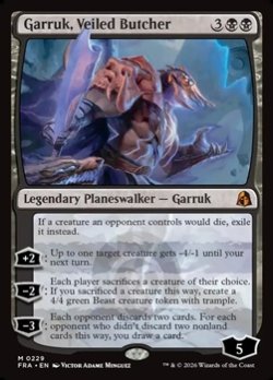 画像1: 【英語】ヴェール被りの解体者、ガラク/Garruk, Veiled Butcher