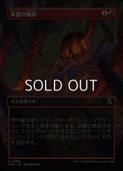 画像1: ☆特殊枠【日本語Foil】本質の焼却/Essence Burn