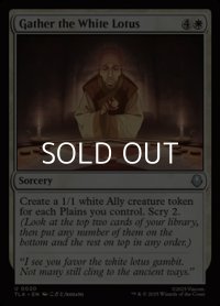 【英語Foil】白蓮を集めよ/Gather the White Lotus