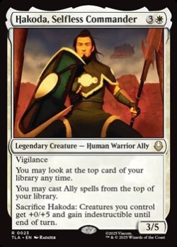 画像1: 【英語Foil】無私なる指揮官、ハコダ/Hakoda, Selfless Commander