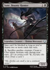 【英語Foil】賞金稼ぎ、ジューン/June, Bounty Hunter