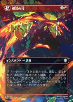 画像1: ☆特殊枠【日本語Foil】爆裂の技/Combustion Technique