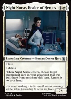 画像1: 【英語】ヒーロー達の癒し手、ナイト・ナース/Night Nurse, Healer of Heroes