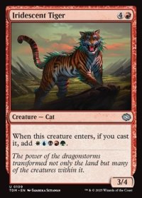 【英語】玉虫色の虎/Iridescent Tiger