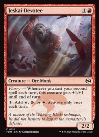 【英語】ジェスカイの信奉者/Jeskai Devotee