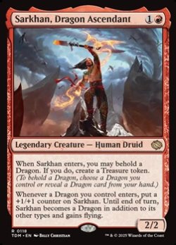 画像1: 【英語】龍へと昇る者、サルカン/Sarkhan, Dragon Ascendant