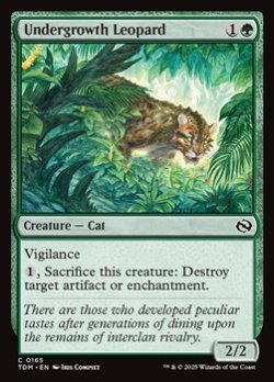 画像1: 【英語】下生えの豹/Undergrowth Leopard