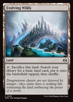 画像1: 【英語】進化する未開地/Evolving Wilds