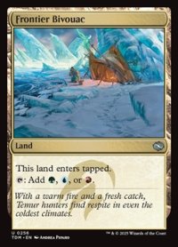 【英語】開拓地の野営地/Frontier Bivouac